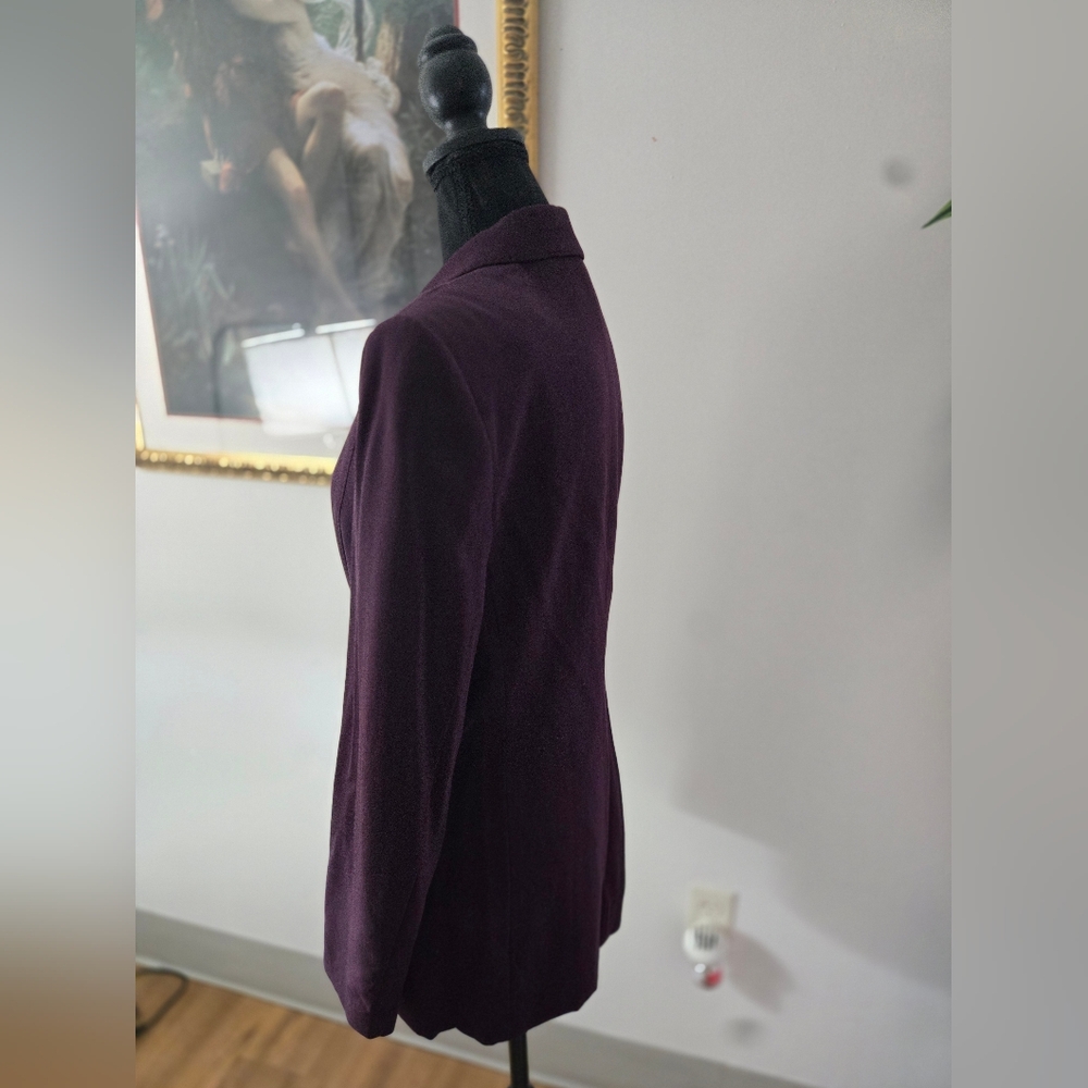 Louis Feraud Dark Purple Blazer - Picture 5 of 9